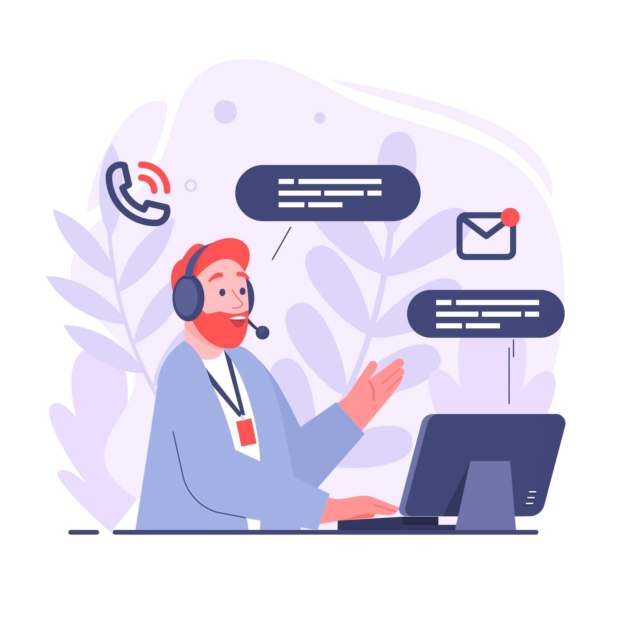 Contact illustration